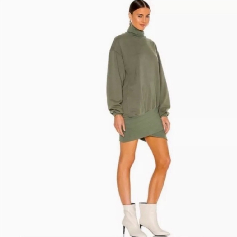 YF&B🆕Olive Asymmetrical Sweater Dress - Picture 3 of 12